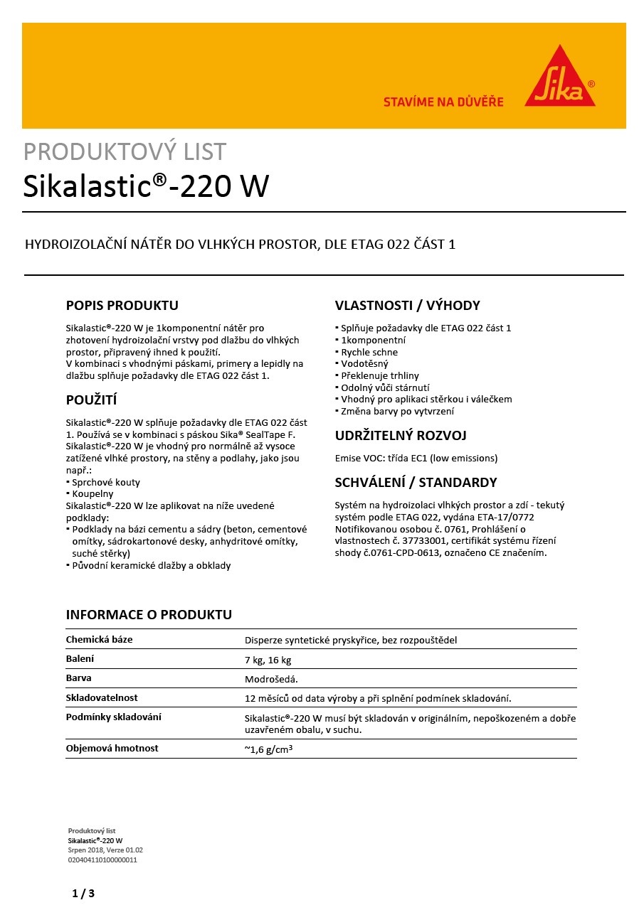 Sikalastic®-220 W
