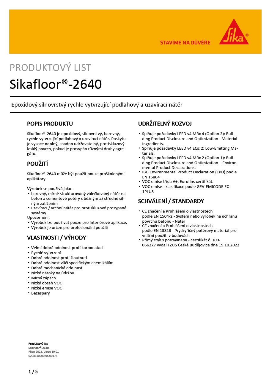 Sikafloor®-2640