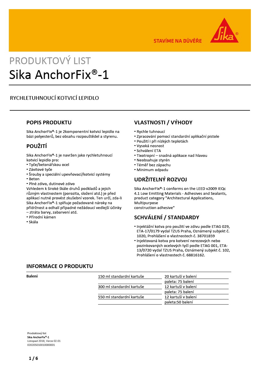Sika AnchorFix®-1