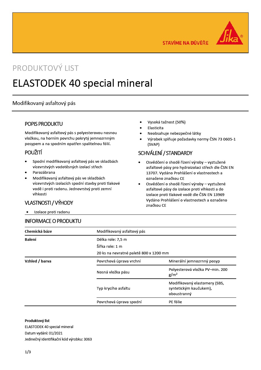 ELASTODEK 40 SPECIAL MINERAL
