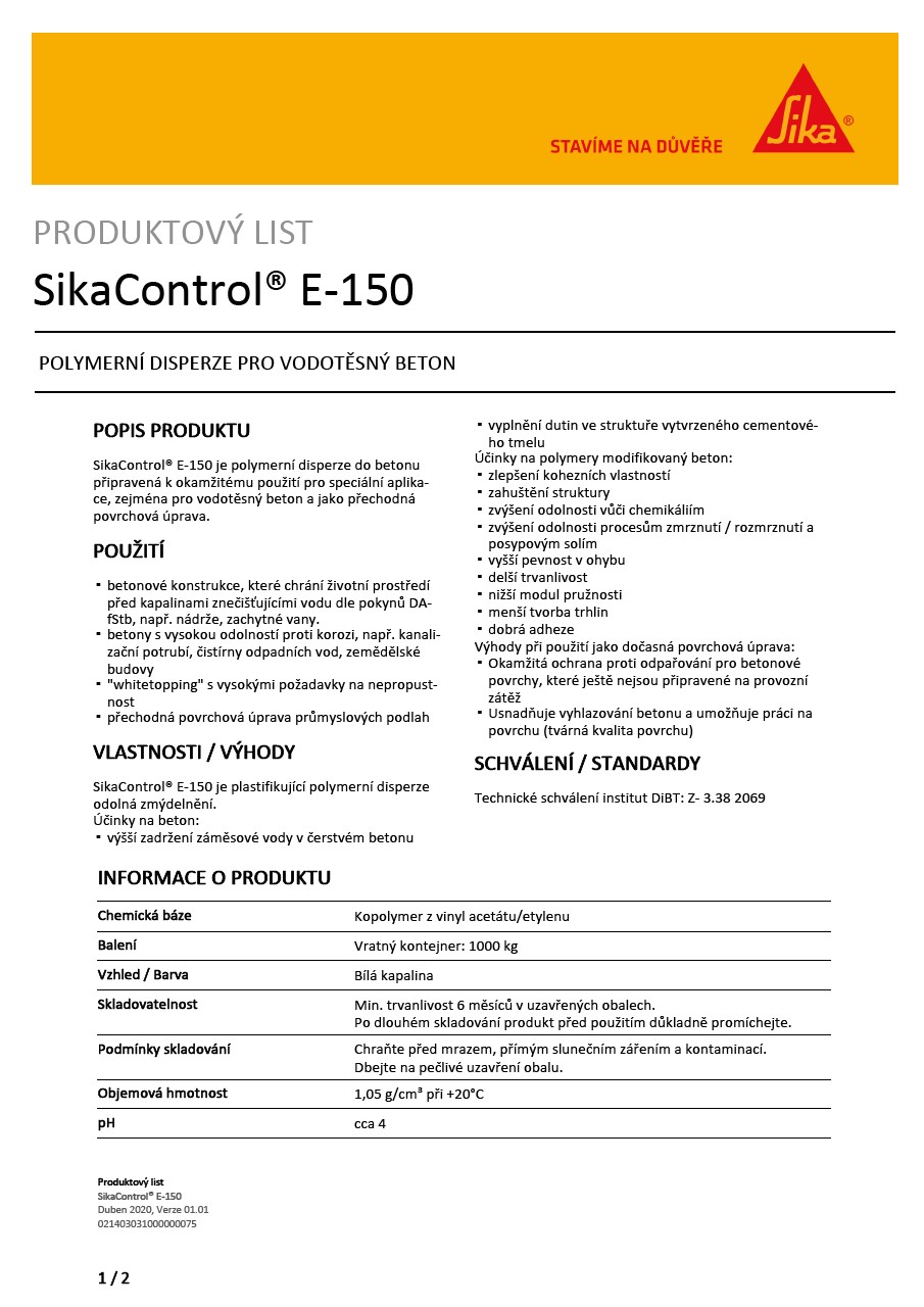SikaControl® E-150