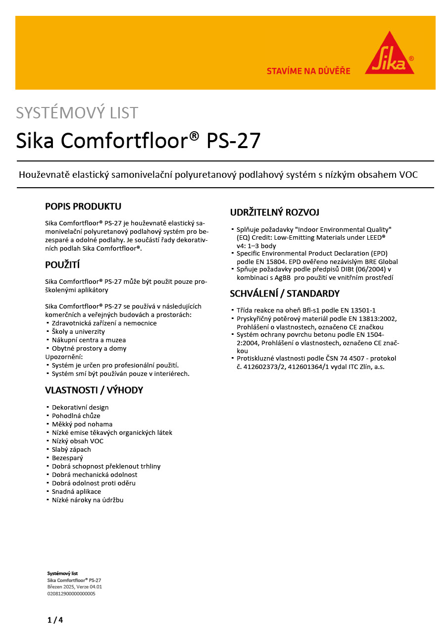 Sika Comfortfloor® PS-27