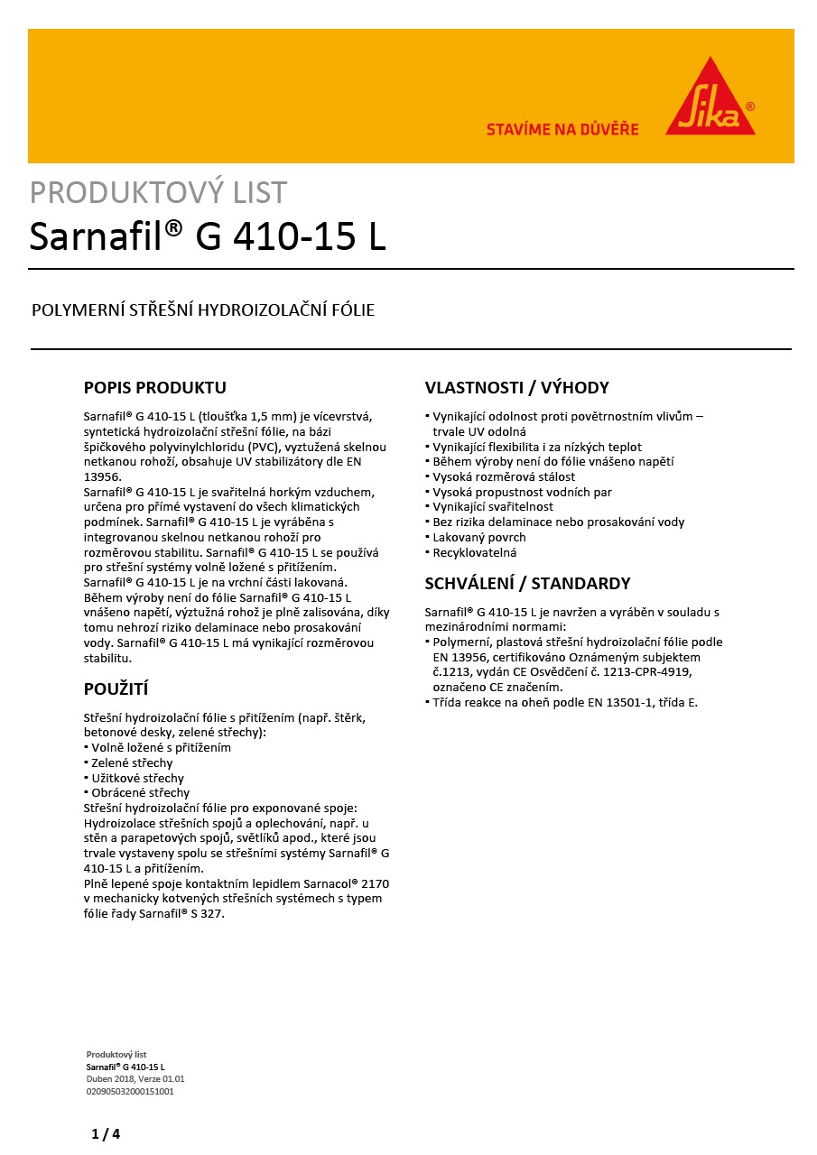 Sarnafil® G 410-15 L