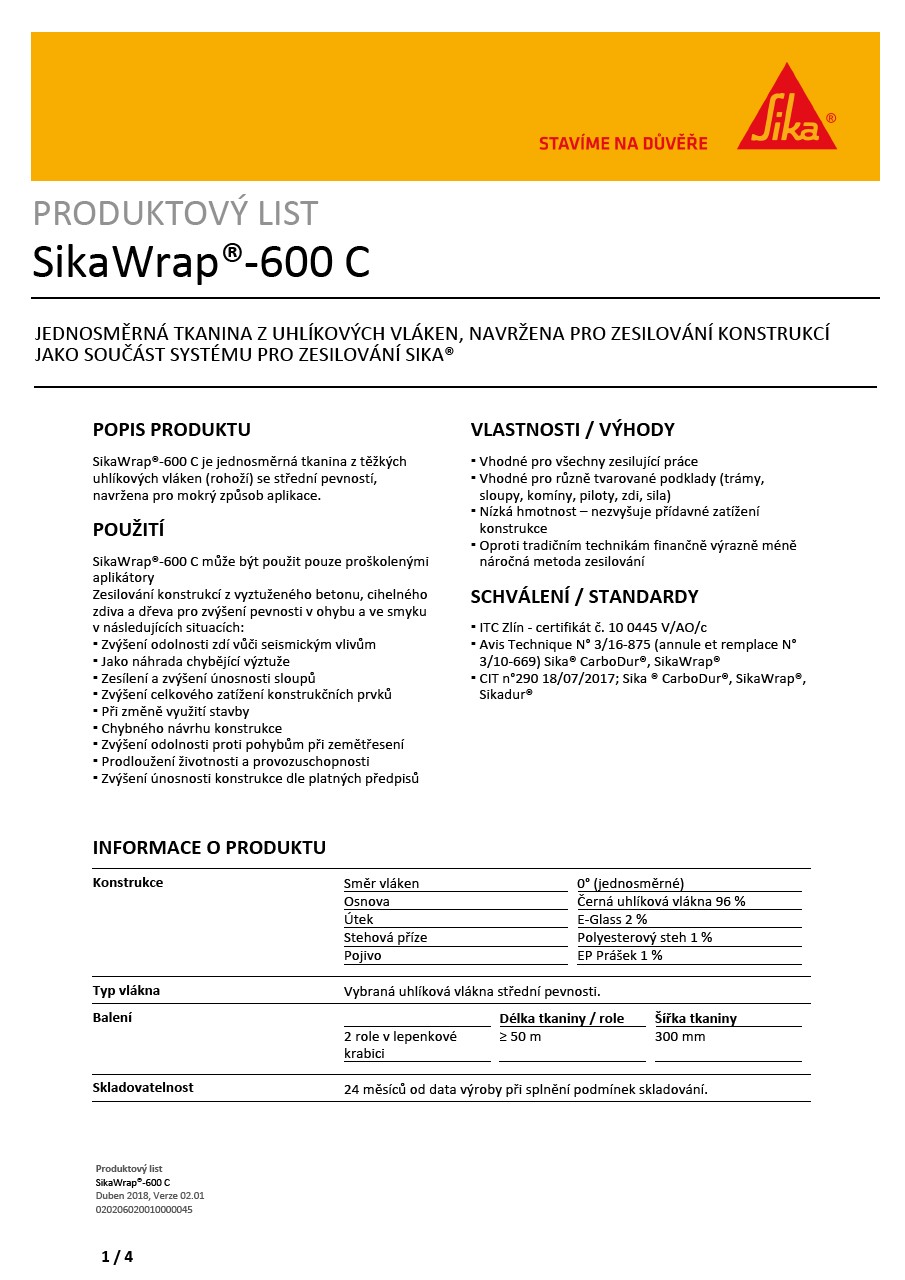 SikaWrap®-600 C