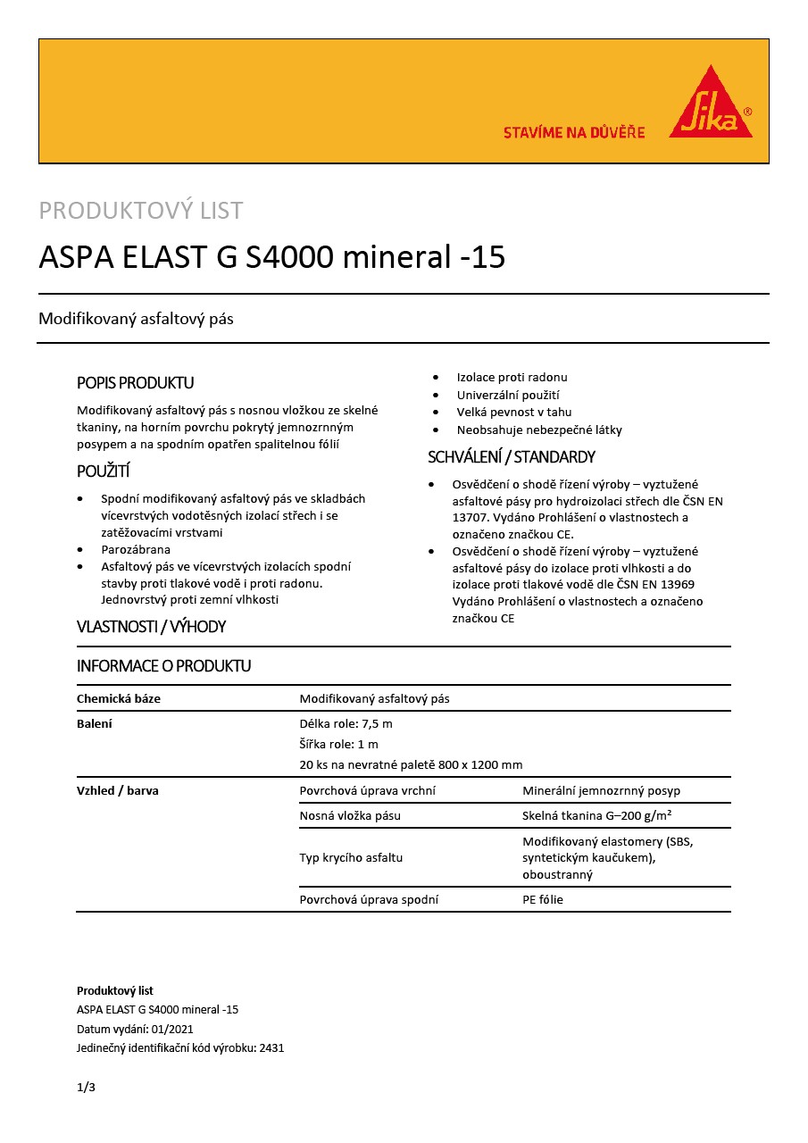 ASPA ELAST G 4000 mineral -15